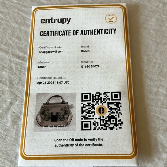 Coach: Grey Birch Willow Flower Drifter Handbag- Top Handle/Strap- Tea Rose - Picture 16 of 16